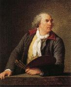 Portrait of the Painter Hubert Robert Elisabeth-Louise Vigee-Lebrun